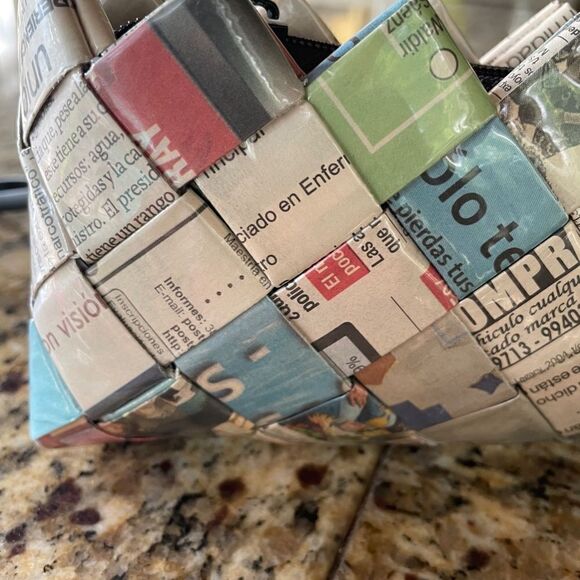 Ecoist Recycled Newspaper Wristlet - Picture 4 of 5